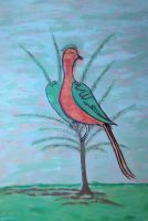 studio1world bahai inspired art - Love Bird